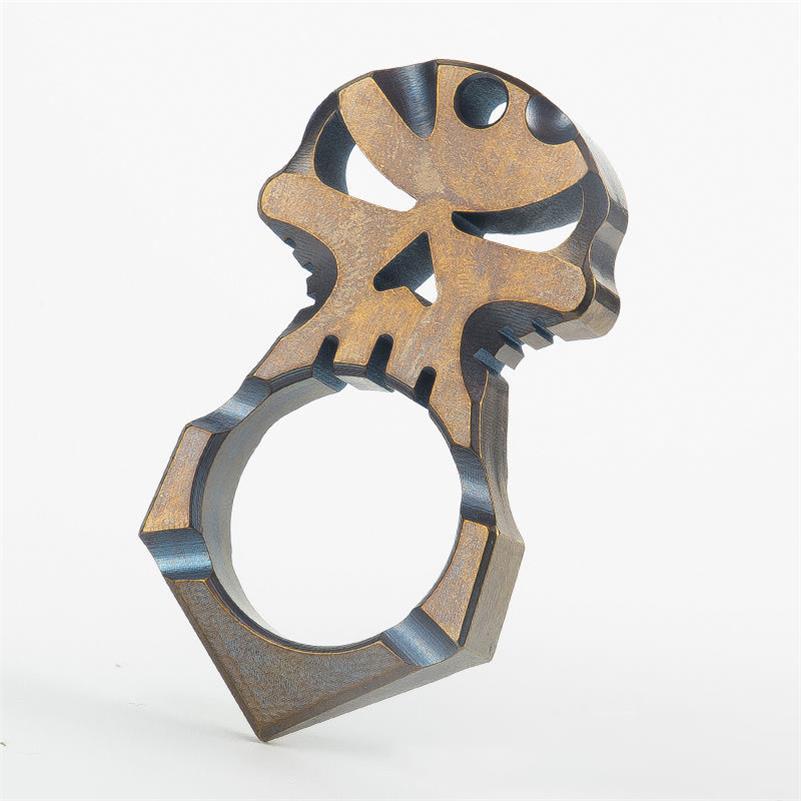Titanium Mini Knuckle Duster Window Breaker EDC Decor Tool