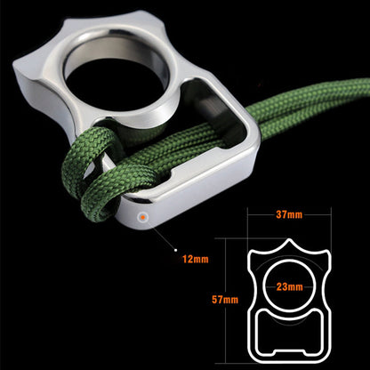 Brass Knuckle Duster for Self-Defense and Bottle Opening