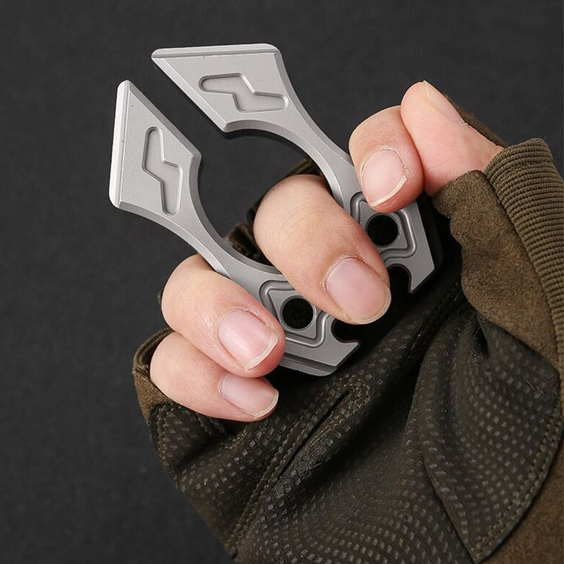 Shocking Knuckle Duster Thunder Bottle Opener Window Breaker