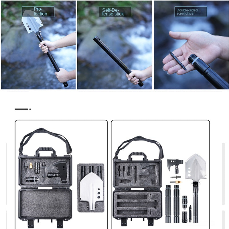 Survival Shovel Multifunctional Soldier Tool for Outdoor Adventures