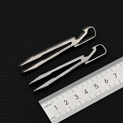 TC4 Titanium Compact Tweezer Keychain for Everyday Carry