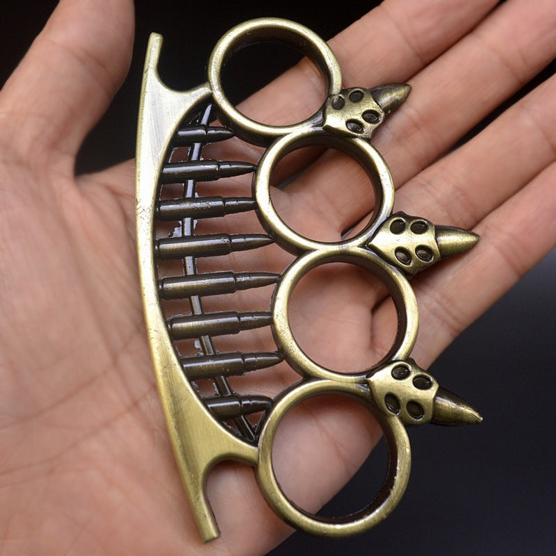 Four-Finger Bullet Head Knuckle Tool for Self-Defense