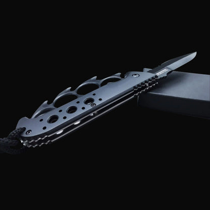 Multi-Function Survival Knife with Integrated Knuckle Duster
