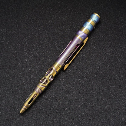Tactical Titanium Pen Light for Self-Defense and Utility