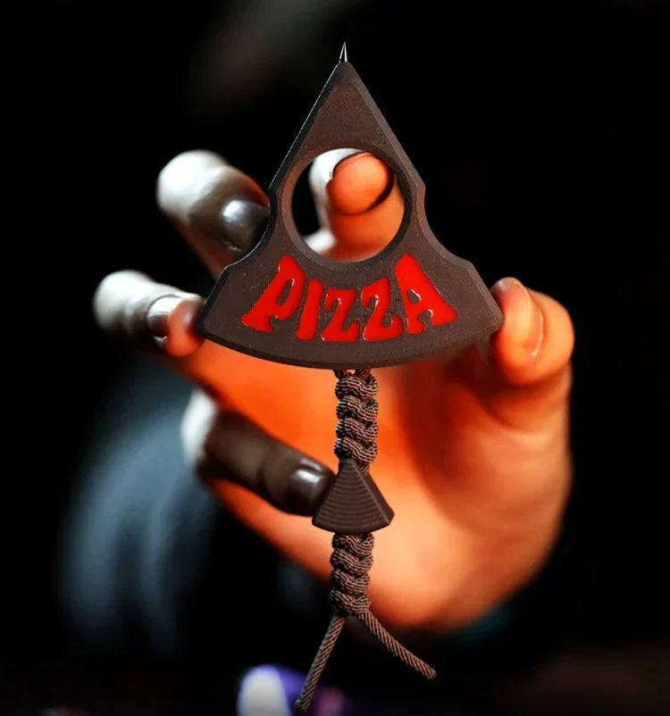 Multi-material Pizza Knuckle Duster Modeling EDC Tool