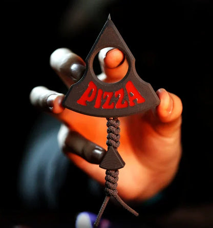 Multi-material Pizza Knuckle Duster Modeling EDC Tool