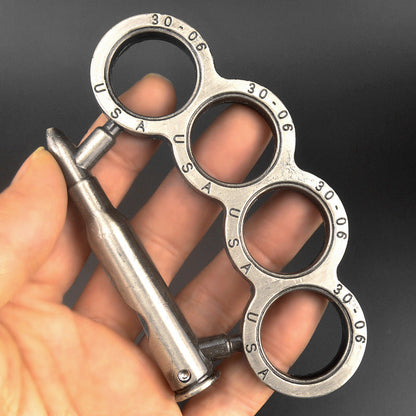 Metal Knuckle Duster Multifunctional Tool for Martial Arts Self-Defense