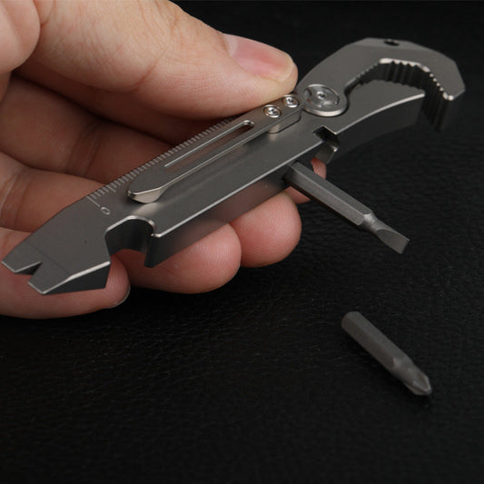 Titan TactiTool Durable Alloy Multi-Tool Flipper for Everyday Carry
