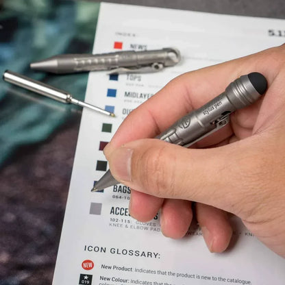 Titanium EDC BoltPen Compact Design for On-the-Go