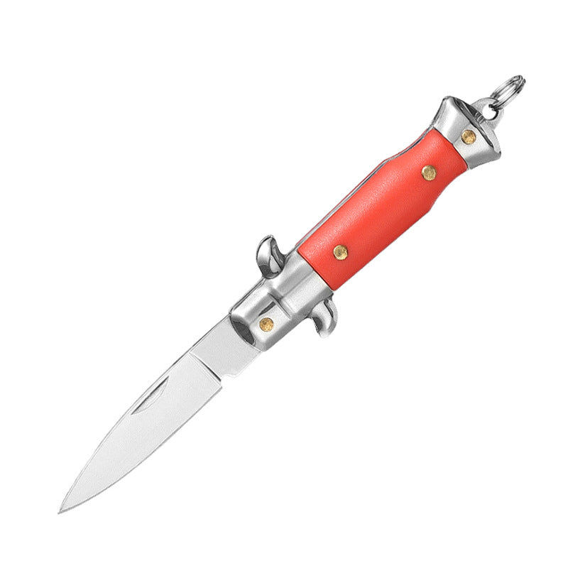 Keychain Folding Knife Mini EDC Tool for Outdoor Defense and Pocket Carry
