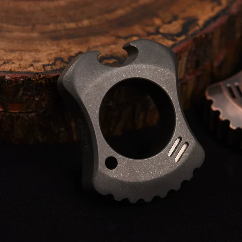 Titanium Purple Copper Knuckle Duster EDC
