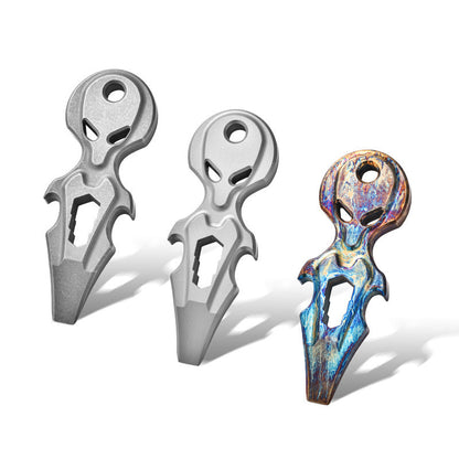 Titanium Alien Finger Knuckle Duster EDC Tool