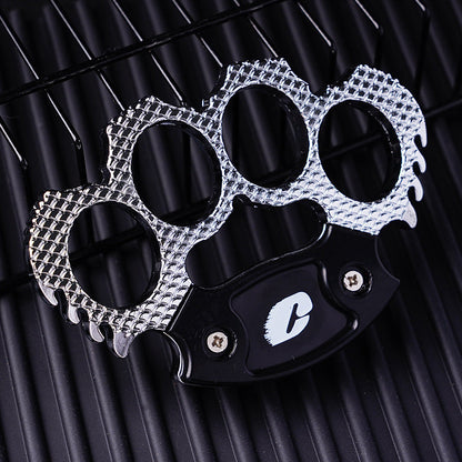 Zinc Alloy Defense Tool Outdoor Knuckle Duster Design