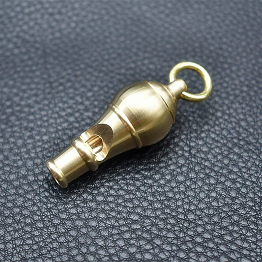 Brass Cannon Blast Loud Survival Whistle for Emergency Situations