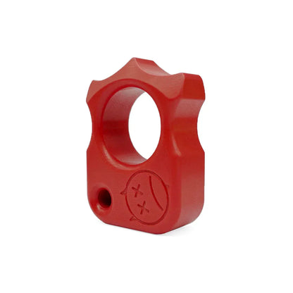 Tough Red Demon G10 Knuckle Duster Keychain Design