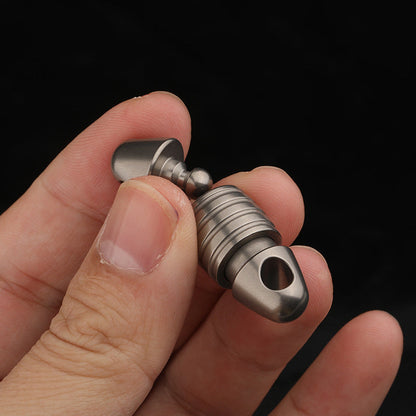 Titanium Swivel Hook Keychain with Multi Function Release