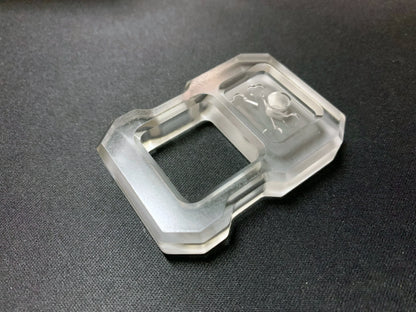 Resin Keychain with EDC Knuckle Duster Design