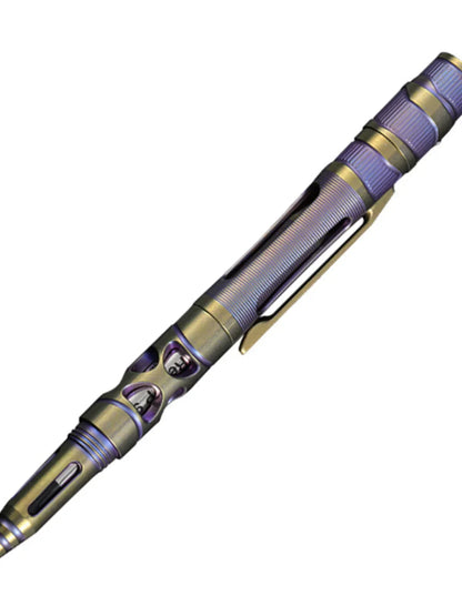 Tactical Titanium Pen Light for Self-Defense and Utility