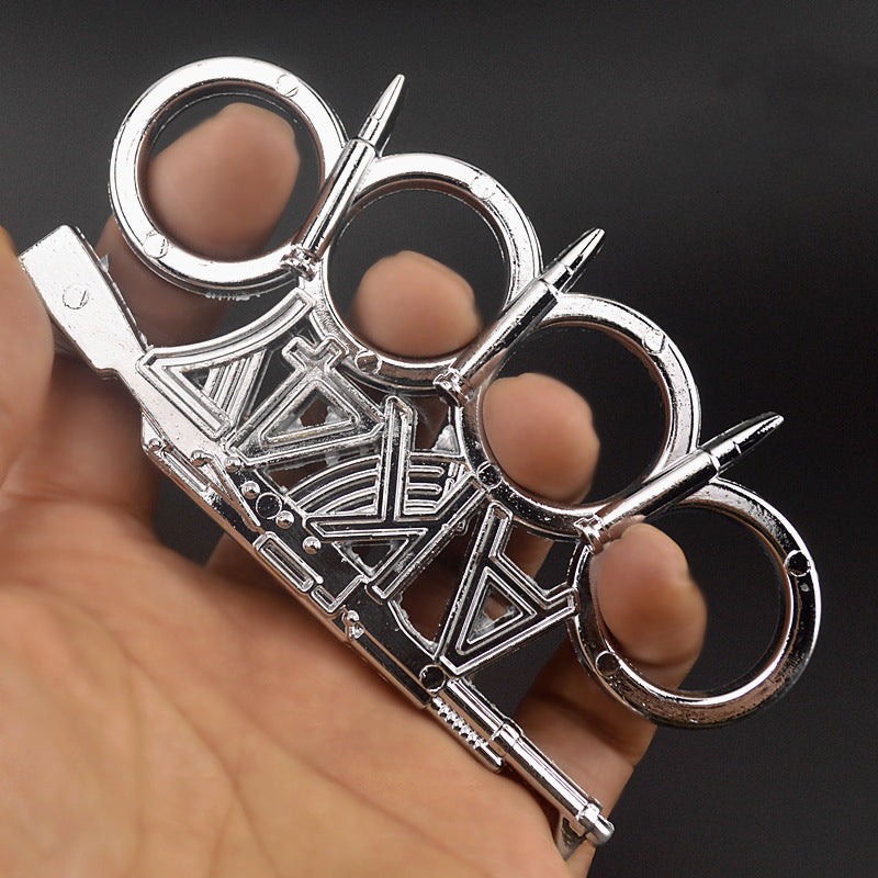 LifeGuard Brass Knuckle Duster with Four-Finger Tactical Protection