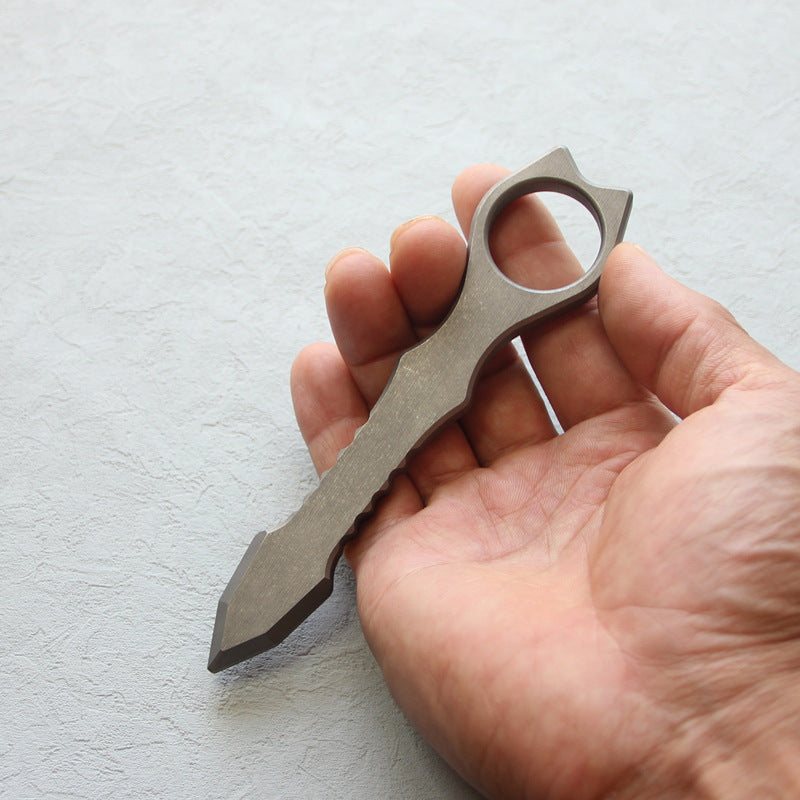 Durable Stainless Steel Multi-Mission Knuckle Duster Defense Tool