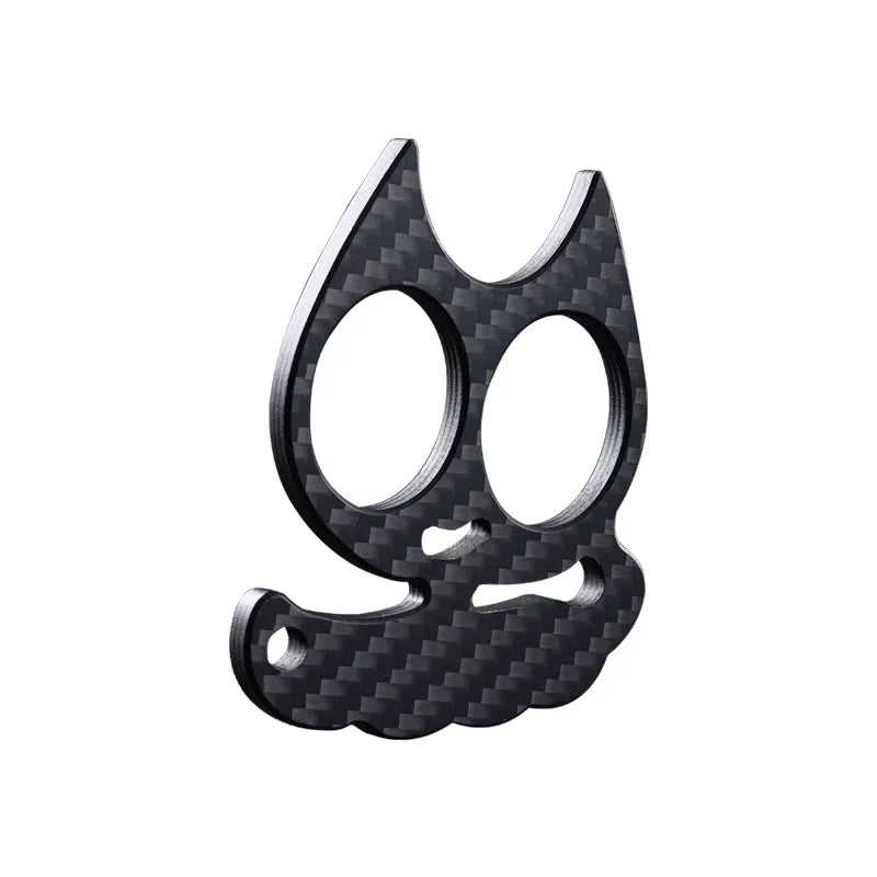 Protective Carbon Fiber Knuckle Duster Ring for EDC