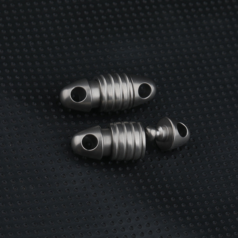 Titanium Swivel Hook Keychain with Multi Function Release