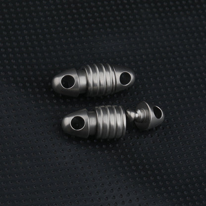 Titanium Swivel Hook Keychain with Multi Function Release
