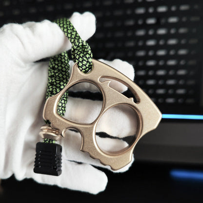 CNC Engraved Brass Two Finger Knuckle Duster Beer and Bottle Opener