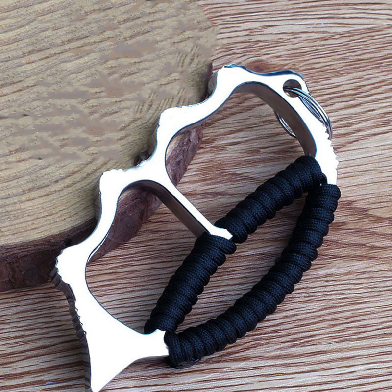 ZincGuard Knuckle Duster with Dual Finger Design for Safety