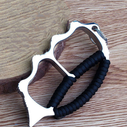 ZincGuard Knuckle Duster with Dual Finger Design for Safety