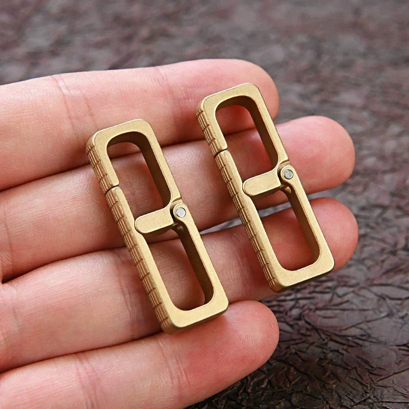 Quick Release Brass Key Holder