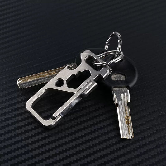 TC4 Titanium Utility Keychain Tool for Multi-Purpose Use