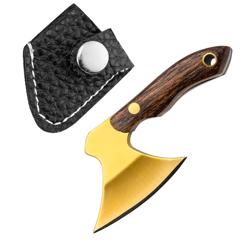 Miniature Axe Knife Keychain Charm for Easy Carry and Utility
