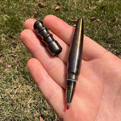 Self-Defense Tactical Pen with Titanium Radish-Ding Design