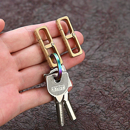 Quick Release Brass Key Holder