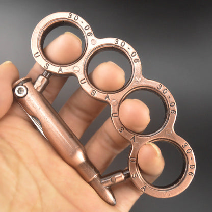 Metal Knuckle Duster Multifunctional Tool for Martial Arts Self-Defense