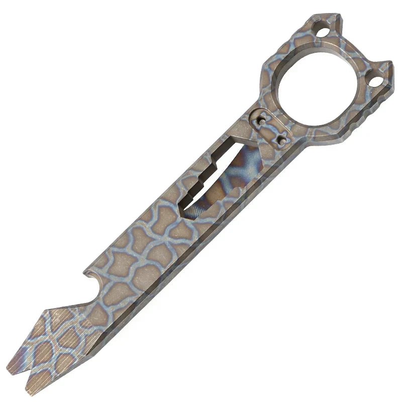 TC4 Knuckle Duster Titanium MultiTool Survival Stick