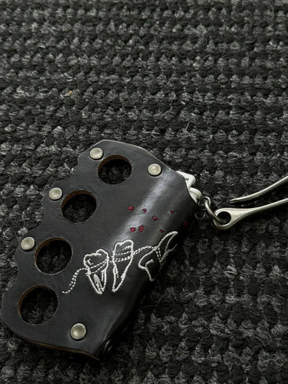GumGuardian Leather Defense Knuckle Duster