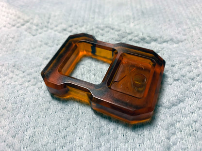 Resin Keychain with EDC Knuckle Duster Design
