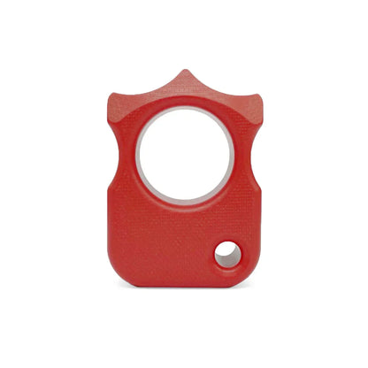 Tough Red Demon G10 Knuckle Duster Keychain Design