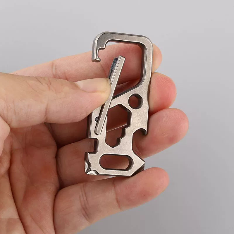 TC4 Titanium Utility Keychain Tool for Multi-Purpose Use