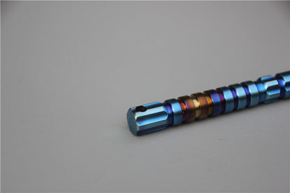 TC4 Titanium Tactical Pen EDC Tool with Key Stick and Window Breaking Feature