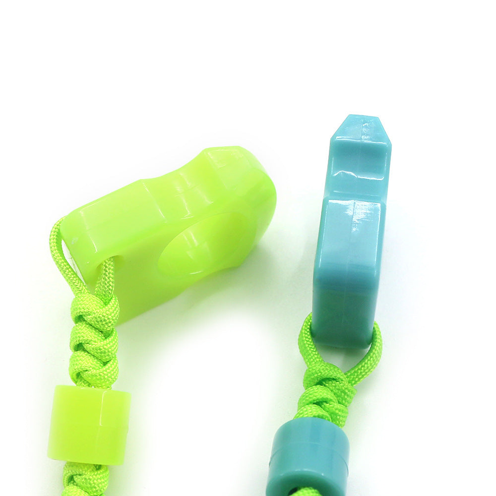 AFK Knuckle Duster Fluorescent Self-Defense Finger Keychain