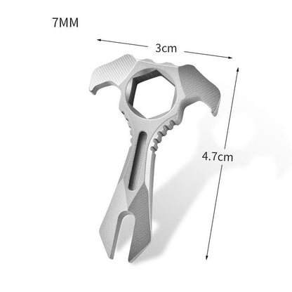 Titanium Knuckle Duster EDC MultiTool Finger Guard