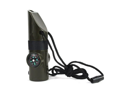 7in1 Wilderness Whistler SOS Beacon for Survival