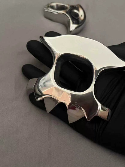 Tactical Stainless Steel Spike Knuckle Duster for Everyday Carry