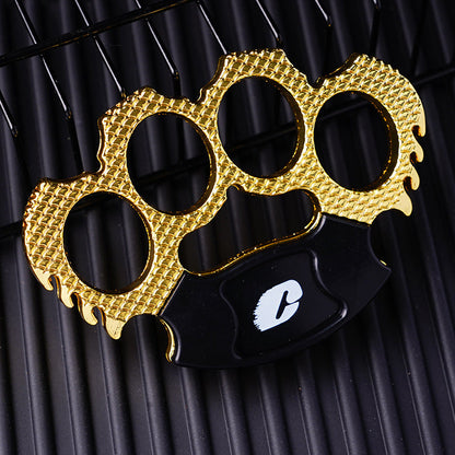 Zinc Alloy Defense Tool Outdoor Knuckle Duster Design