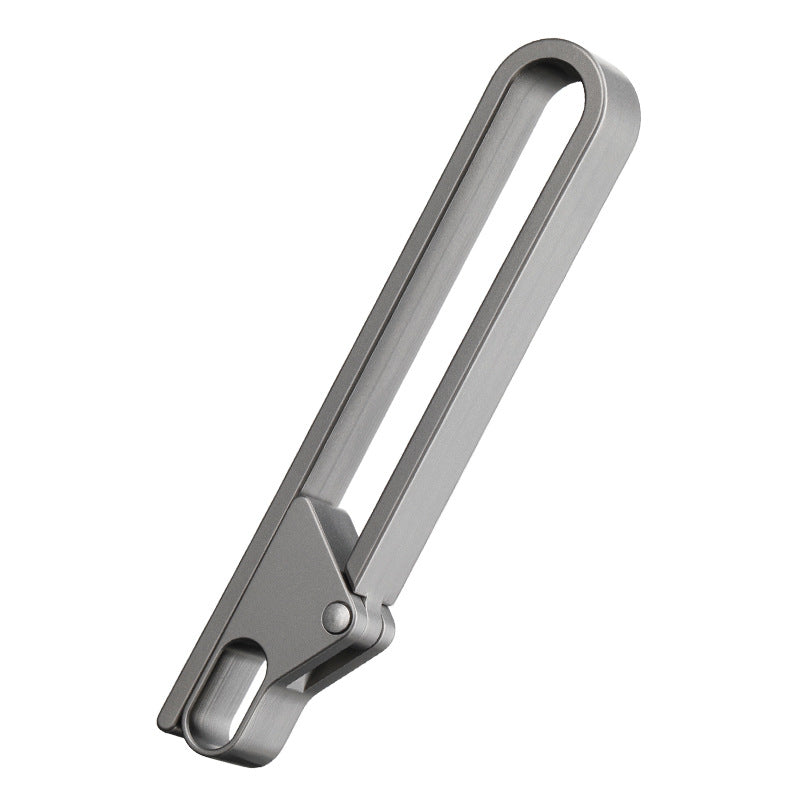 Titanium Waist Clip Sports Keychain Lightweight Men’s Belt Holder