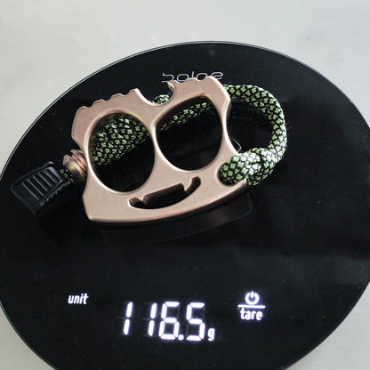 CNC Engraved Brass Two Finger Knuckle Duster Beer and Bottle Opener
