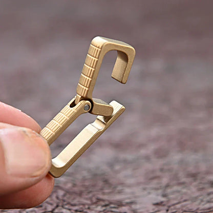 Quick Release Brass Key Holder